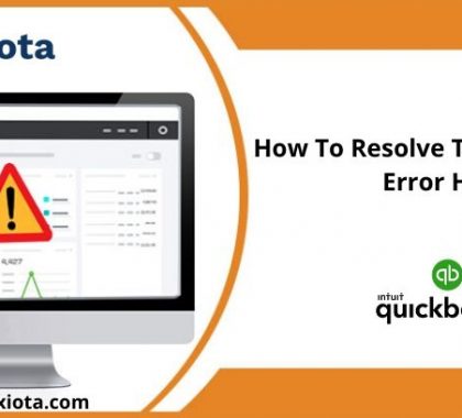 How To Resolve Quickbooks Error H505